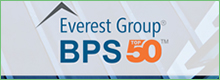 transcosmos荣列Everest Group BPS Top 50排行榜亚太区服务商前三